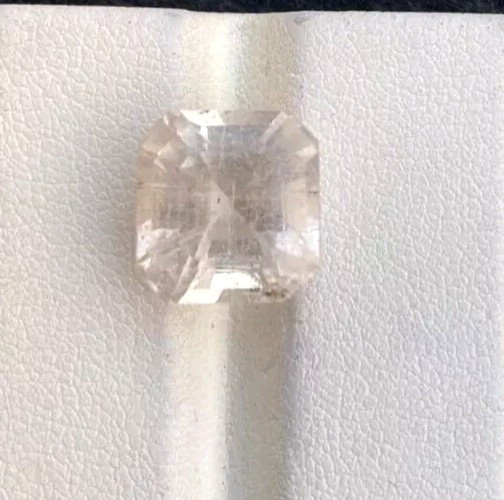 10.75 CT Natural  Cut Topaz  Emerald shape loose gemstone from Pakistan.
