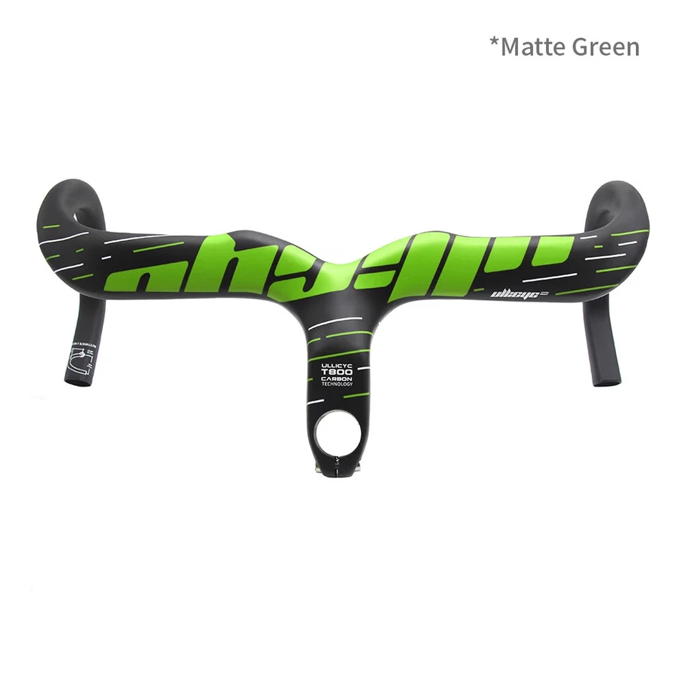 Integrated Carbon Road Bicycle Handlebar Gloss/Matte Internal Routing Superlight - Image 2 of 4