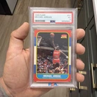 Fleer 1986-87 Michael Jordan #57 Rookie Chicago Bulls PSA 3 Basketball Card