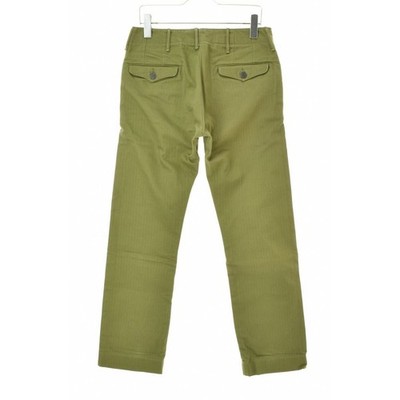 RRL Ralph Lauren TROUSERS OFFICERS FIELD herringbone twill Pants