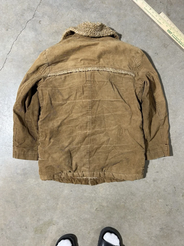 Chaqueta Forrada Sherpa Pana Occidental Años 80 Vintage Sears Foto 3 de 4
