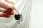 VTG. WOMENS STERLING SILVER ORNATE BLACK ONYX CABOCHON RING SIZE 9.5- 10.2GRAMS