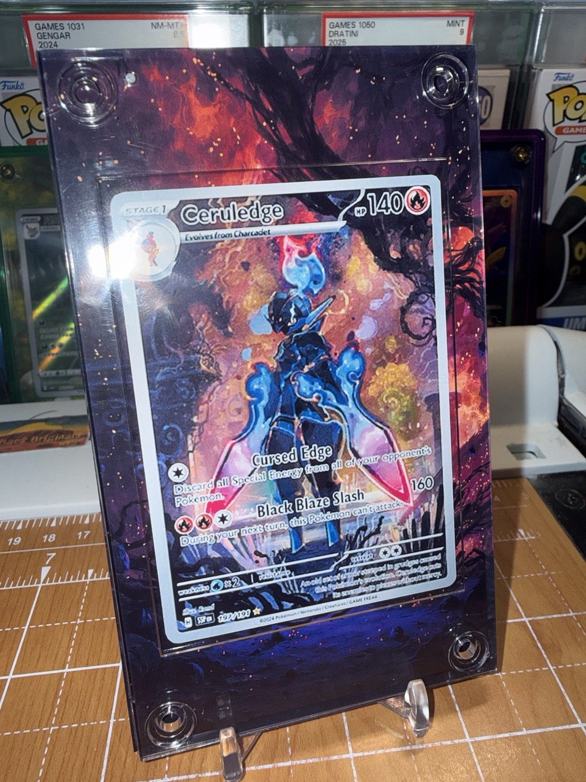 Ceruledge 197/191 Surging Sparks Pokemon Extended Art Case