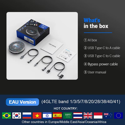 Carplay TV Box Android Auto Wireless Adapter Smart System