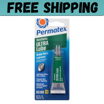 Permatex Ultra Disc Brake Caliper Lube Grease Sleeves Bushings Pistons Pin 0.5oz