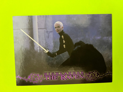 2003 Rittenhouse Complete Highlander Raven Insert #R11 Episode 11 ExMt