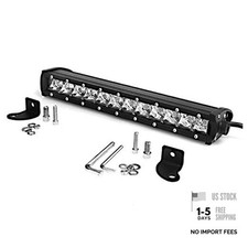 LED Light Bar 14inch Spot Flood Combo Single Row Off Road Car Driving Light