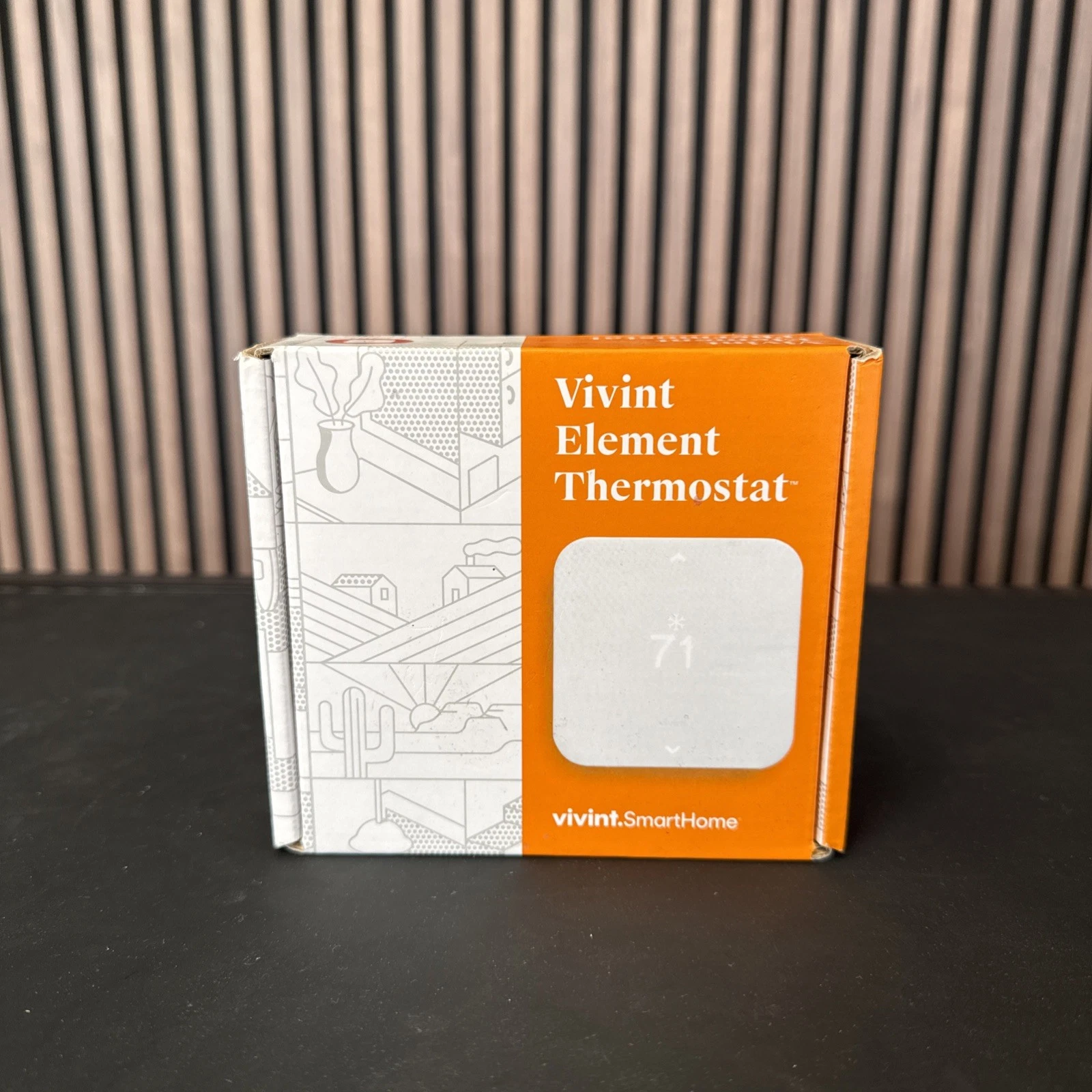 NEW SEALED Vivint Element Smart Home Thermostat V2 (VS-ELEM02-001) -