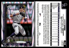 2025 Topps Chrome Baseball RayWave Refractor Rookie Aaron Schunk