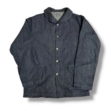 Buzz Rickson's USN Denim Coverall Shawl Collar Used Japan