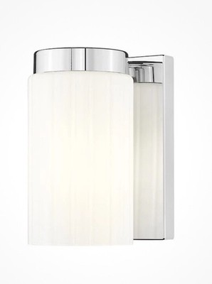 Z-Lite 745-1S-CH Burk 1 Light 4.25'' Wall Sconce Chrome/Matte Opal B141