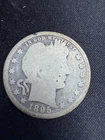 1895 Barber Silver QUARTER Dollar FINE #2288