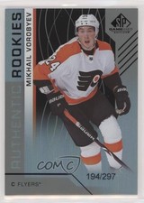 2018 Upper Deck SP Game Used Authentic Rookies Rainbow /297 Mikhail Vorobyev ez4