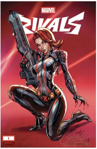 Presale Marvel Rivals: Ignite 1 Black Widow J Scott Campbell Sold Out Ltd 2000!