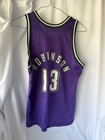 Vintage Champion NBA Jersey Milwaukee Bucks #13 Glenn Robinson sz 44 Purple — photo 6