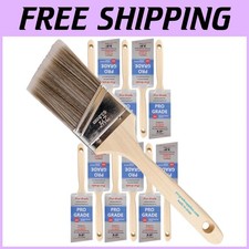 Stainless Steel 2.5" Angle Brush Set - 12 Pack