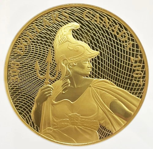 2007 GOLD CANADA 778 MINTED $300 SHINPLASTER 60 GRAMS COIN NGC PROOF 70 UC