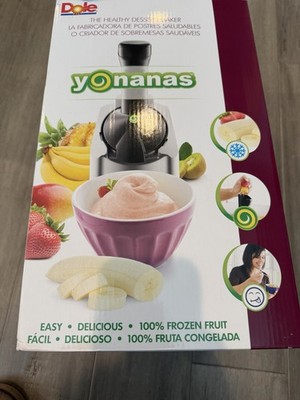 DOLE YONANAS Frozen Fruit Dessert Yogurt Maker Dispenser Soft Ice Cream Machine