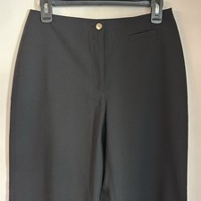 J. Jill vintage deadstock wool blend black Stretch Trousers women s pants 6P NWT