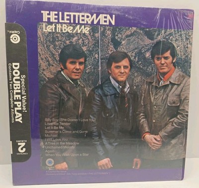 The Lettermen Double Play LP Let It Be Me & I Love Her 2 Album Set Capitol 1971