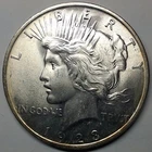 1923 - PEACE SILVER DOLLAR -CHOICE UNC !