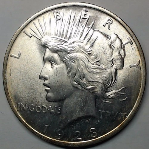 1923 - PEACE SILVER DOLLAR -CHOICE UNC !
