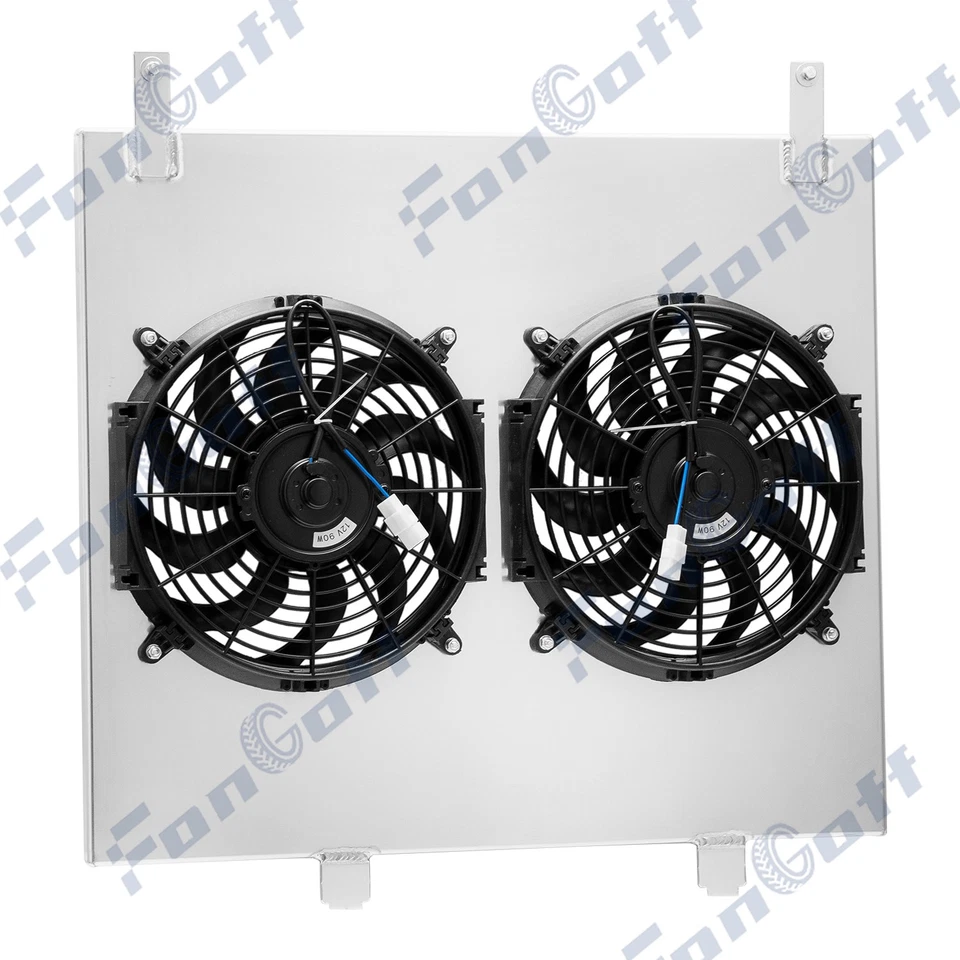 Aluminum Shroud Fan For 2004-2012 Nissan QX56 Titan 2005-2015 Infiniti Armada - Image 2 of 4