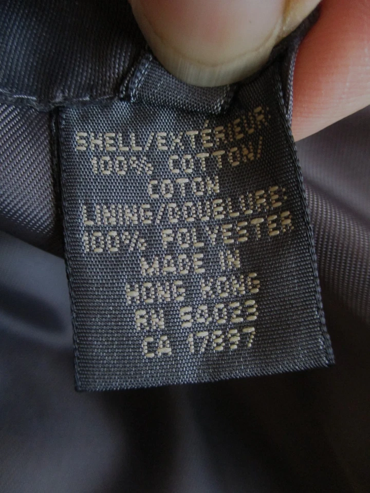 Banana Republic Men's Coat Medium Black 100% Cotton Velvet - Image 4 of 4