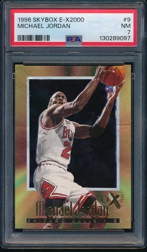 1996 Skybox E-X2000 9 Michael Jordan PSA 7