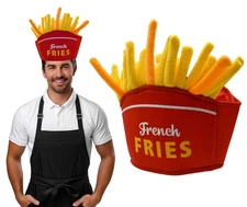 Adult Oversized Silly Hamburger Cheeseburger Novelty Burger Hat Food Costume