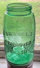 Tarro de cuarto de galón SWAYZEE’S MEJORADO MASON...VERDE
