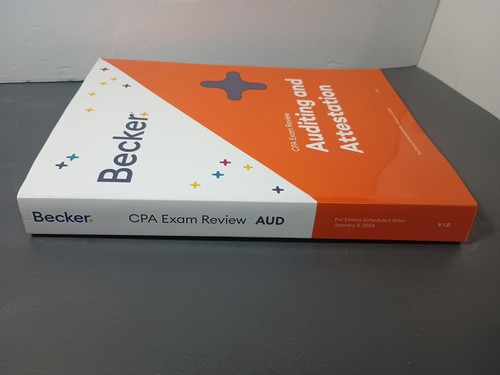 Becker CPA Exam Review - Auditing And Attestation V1.0 Minimal Marks PB - Picture 2 of 8