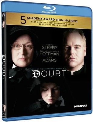 Doubt [Blu-ray],New DVD, Amy Adams,Philip Seymour Hoffman,Meryl Streep, John Pat