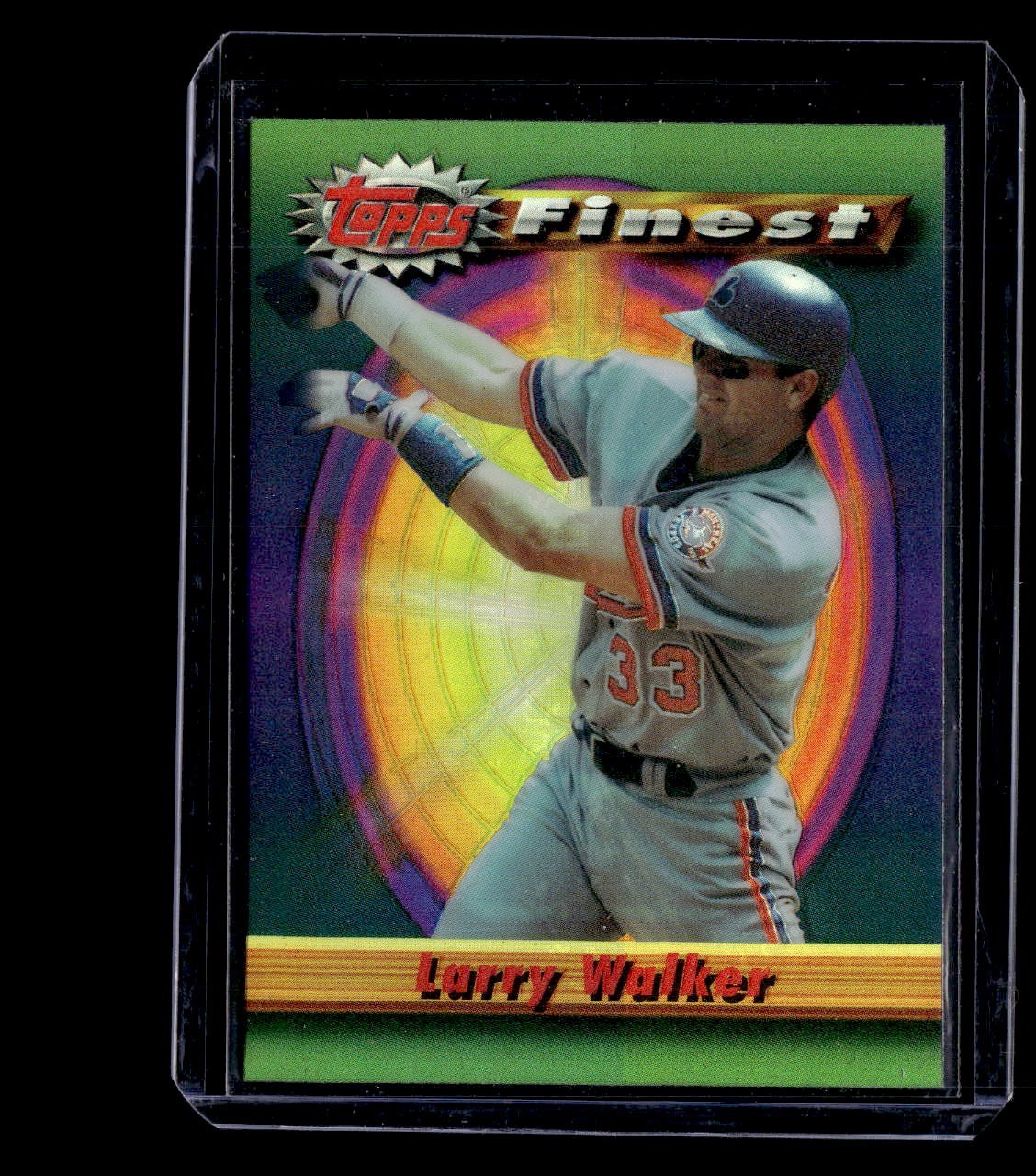 1994 Topps Finest Refractor Larry Walker #216 Expos