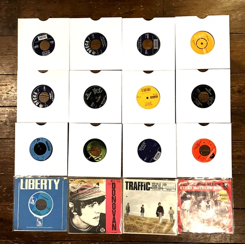 Job lot Collection 16 60s Pop, Beat, Rock 7" 45s Beatles Stones Elvis Traffic