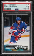 2022-23 Upper Deck Series 1 Young Guns Braden Schneider #214 PSA 9 MINT 2f4