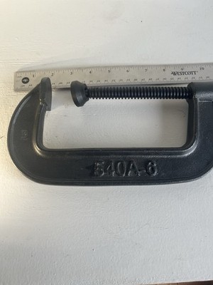 Wilton Standard C-Clamp 540A-6 Heavy-Duty Industrial Workholding Tool