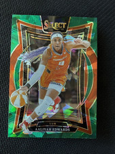 Panini Select WNBA 2025 Aaliyah Edwards RC Concourse Green Prizm #32 Sun