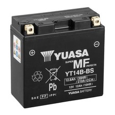 BATTERIA YUASA YT14B-BS 12V 12Ah 210 CCA SPUNTO ATTIVATA PRONTA ALL USO PER MOTO