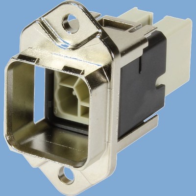 HARTING 09352320311 Han PP PFT metal QL PushPull Wanddurchführung 09 35 232 0311