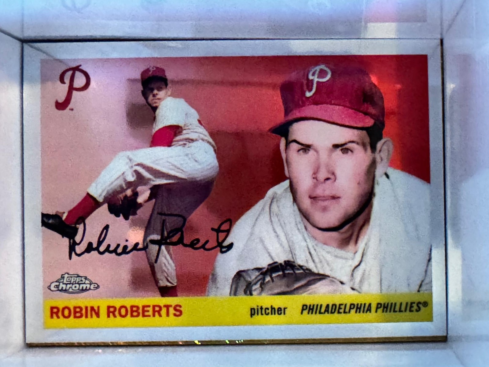 2025 Topps Chrome Platinum #55NW-16 Robin Roberts 1955 Cards That Never Were