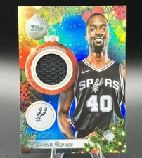 2025 Topps Basketball Holiday Harrison Barnes Patch Relic /299 #PR-HB Spurs