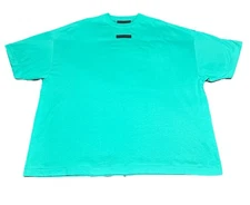 Fear Of God Essentials T-Shirt Mens Large Mint Leaf Green Streetwear Oversized