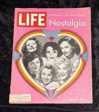 LIFE MAGAZINE.  February 19, 1971.  EVERYBODY'S JUST WILD ABOUT NOSTALGIA