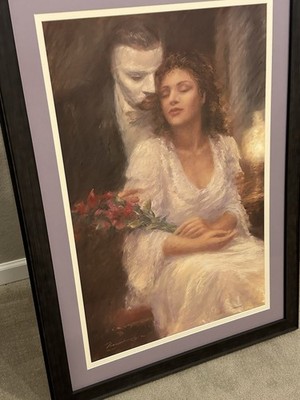 Framed Phantom Of The Opera Lithograph