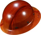 AFP Fiber Full Brim Hard Hat & 6 Point Ratchet Suspension Includes FREE WOLF Cap