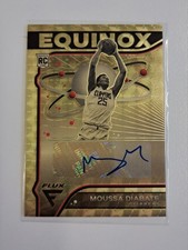 2022-23 Moussa Diabate Panini Flux Equinox Gold Vinyl RC 1/1 one of one Auto