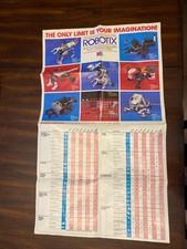 Robotix MB Checklist Poster 1986