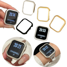 Metal Bumper Case Cover For Apple Watch Series 11 10 9 8 7 6 40/41/42/44/45/46mm
