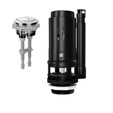 3-Inch Dual Flush Valve with Top Push Button Toilet Repair Kit Inside Tank du...